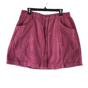 Collaroy pink skirt button down pockets NWT pink very cute